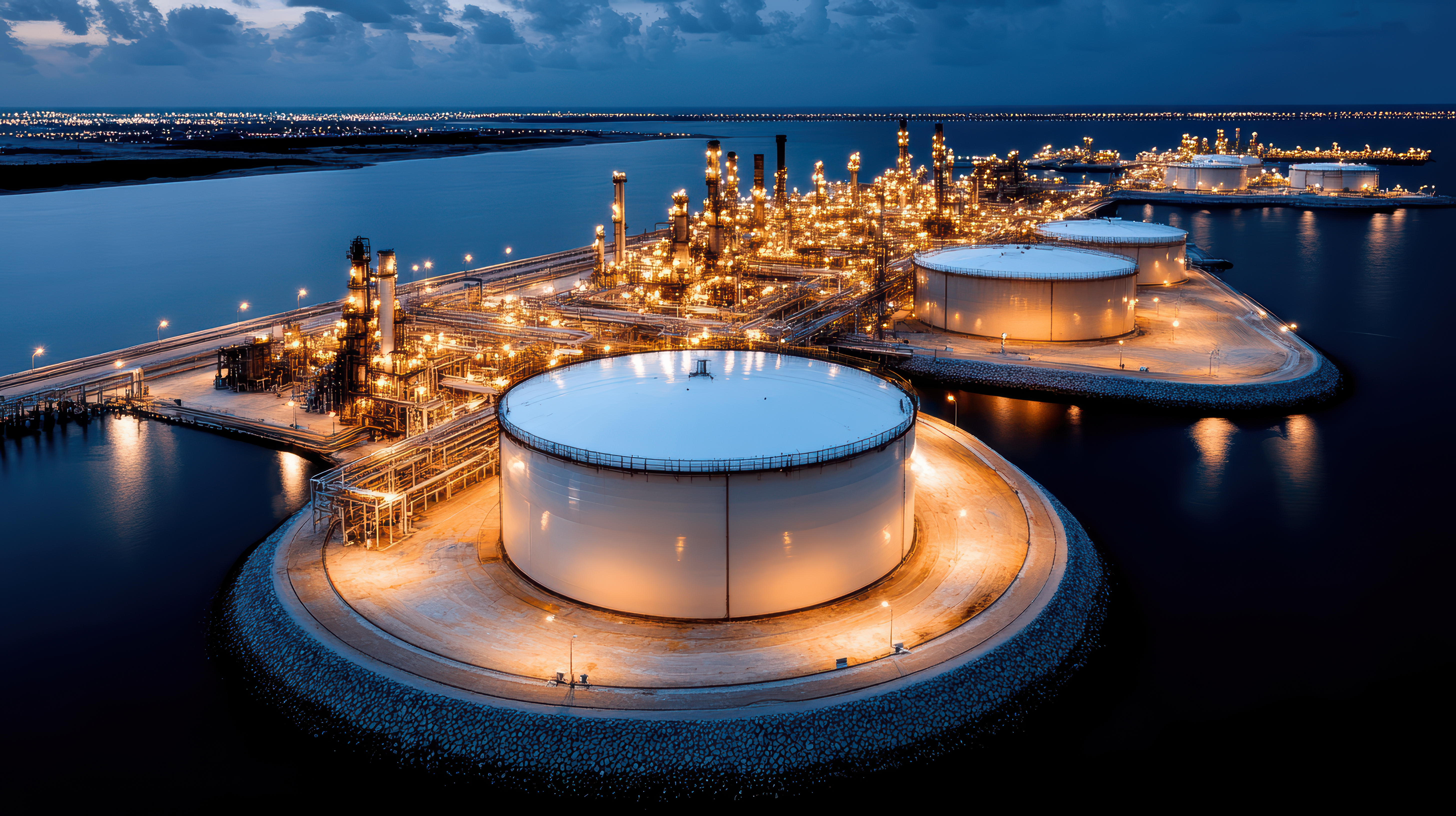 Oil and products terminal supporting trans-Panama marine traffic.